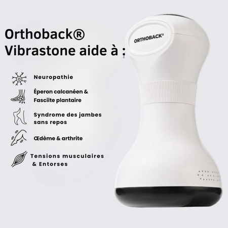 Orthoback Vibrastone Gua-Shock-Massage - Votre compagnon pour le soulagement de la douleur à la maison et en déplacement