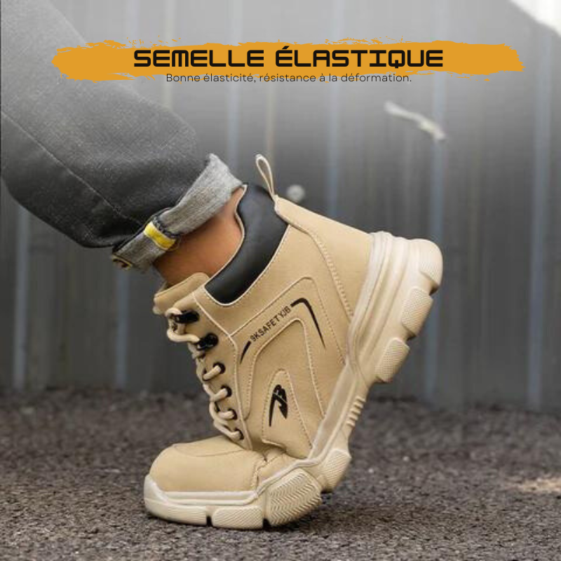 Fanmalls S3 hiver chaussures de sécurité imperméables, antidérapantes et résistantes à l'usure de haute qualité